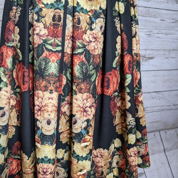 geiger • vintage pleated floral skirt grannycore - Picture 6 of 9